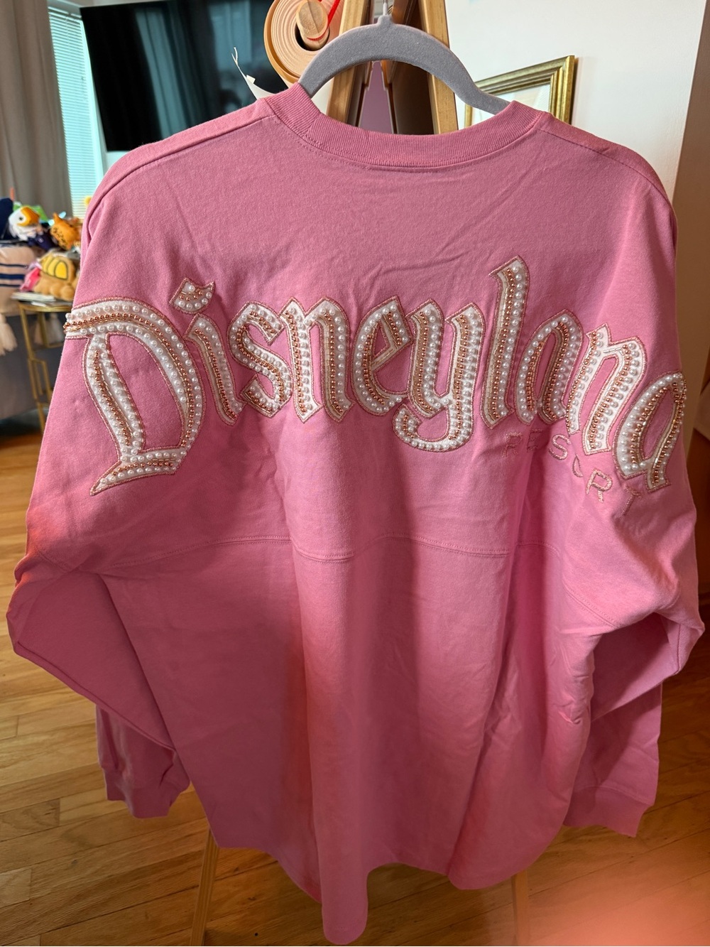 Disney Parks ROSE PEARL  Spirit Jersey DISNEYLAND - Size S NWOT
